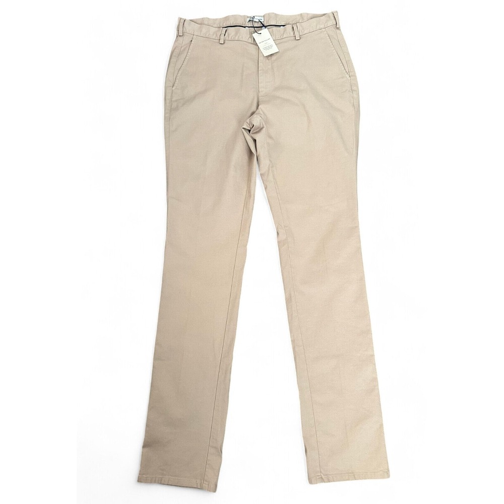 NWT Peter Millar Beish Khaki Casual Pima Cotton‎ Men's Pants Trousers Sz 35 $175
